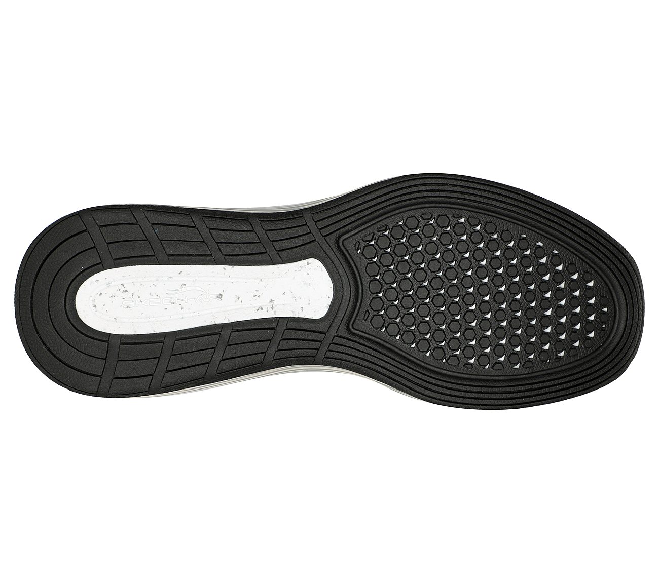 ARCH FIT ELEMENT AIR, BLACK/WHITE Footwear Bottom View