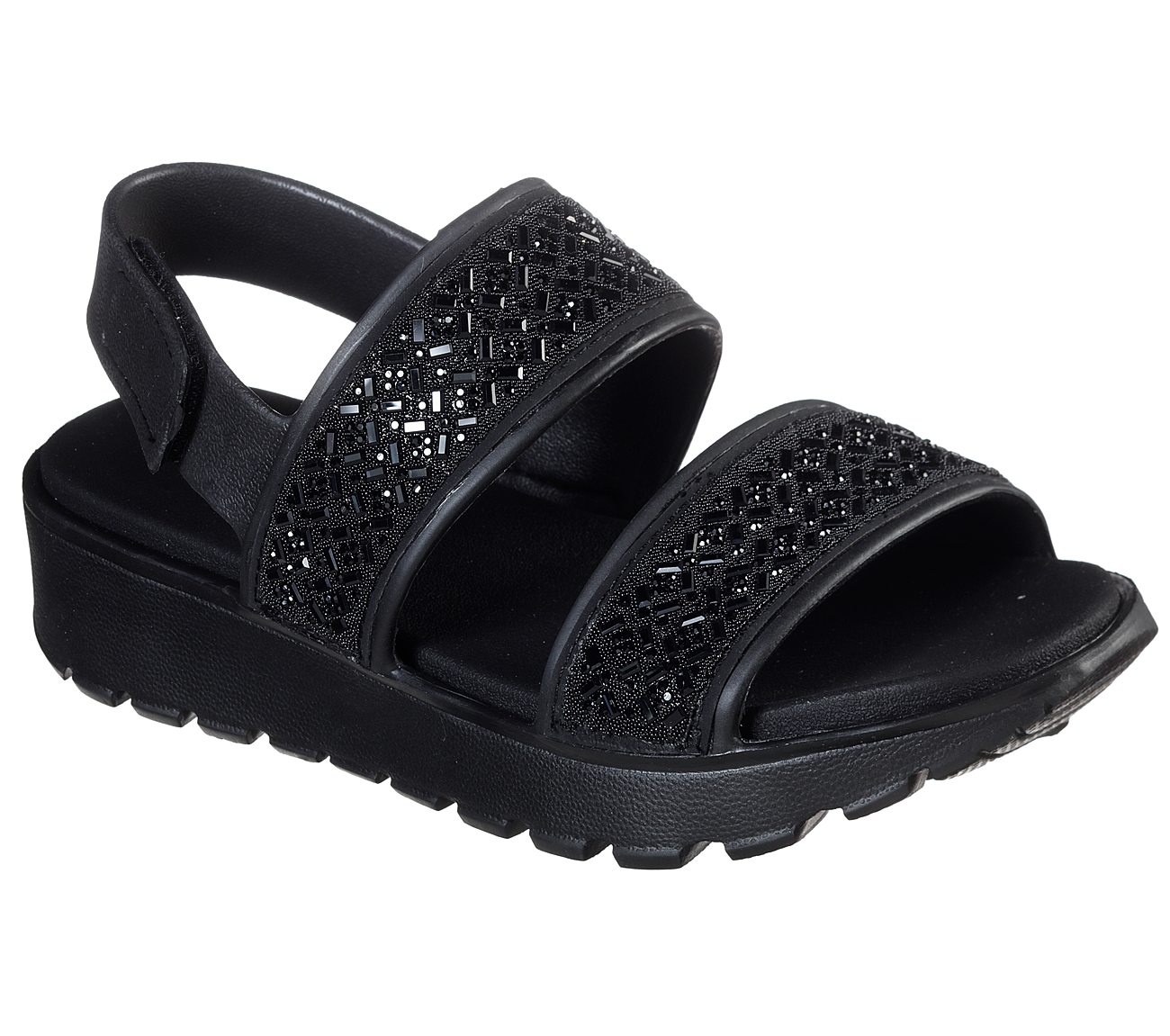 FOOTSTEPS - GLAM PARTY, BBLACK Footwear Lateral View