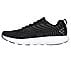 GO RUN 7+, BLACK/GREY Footwear Left View