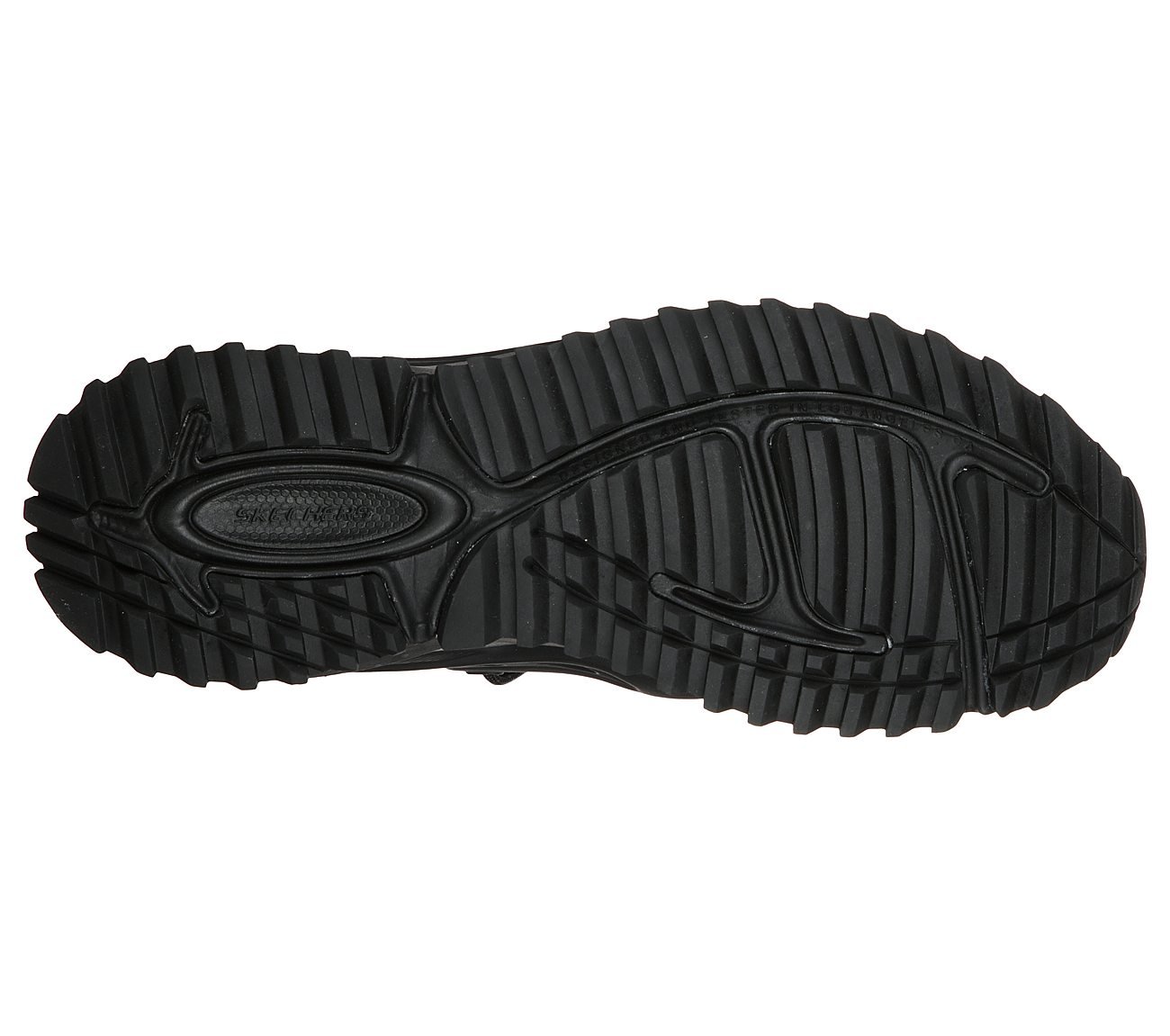 SKECHERS BIONIC TRAIL, BBLACK Footwear Bottom View