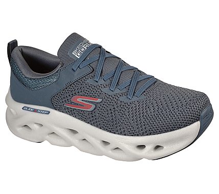 GO RUN GLIDE-STEP MAX-DASH CH,  Footwear Lateral View