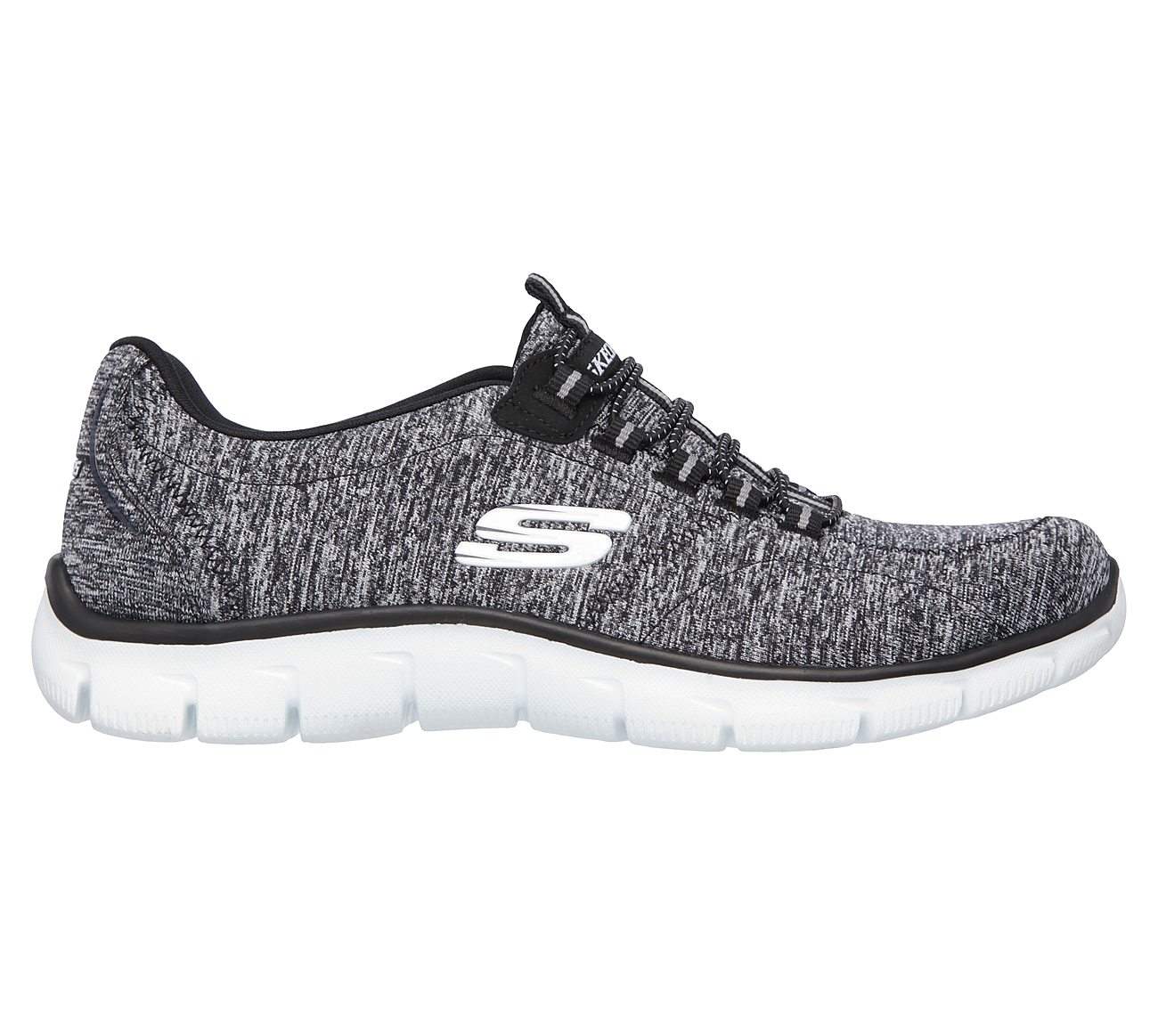 EMPIRE - HEART TO HEART, BLACK/WHITE Footwear Lateral View