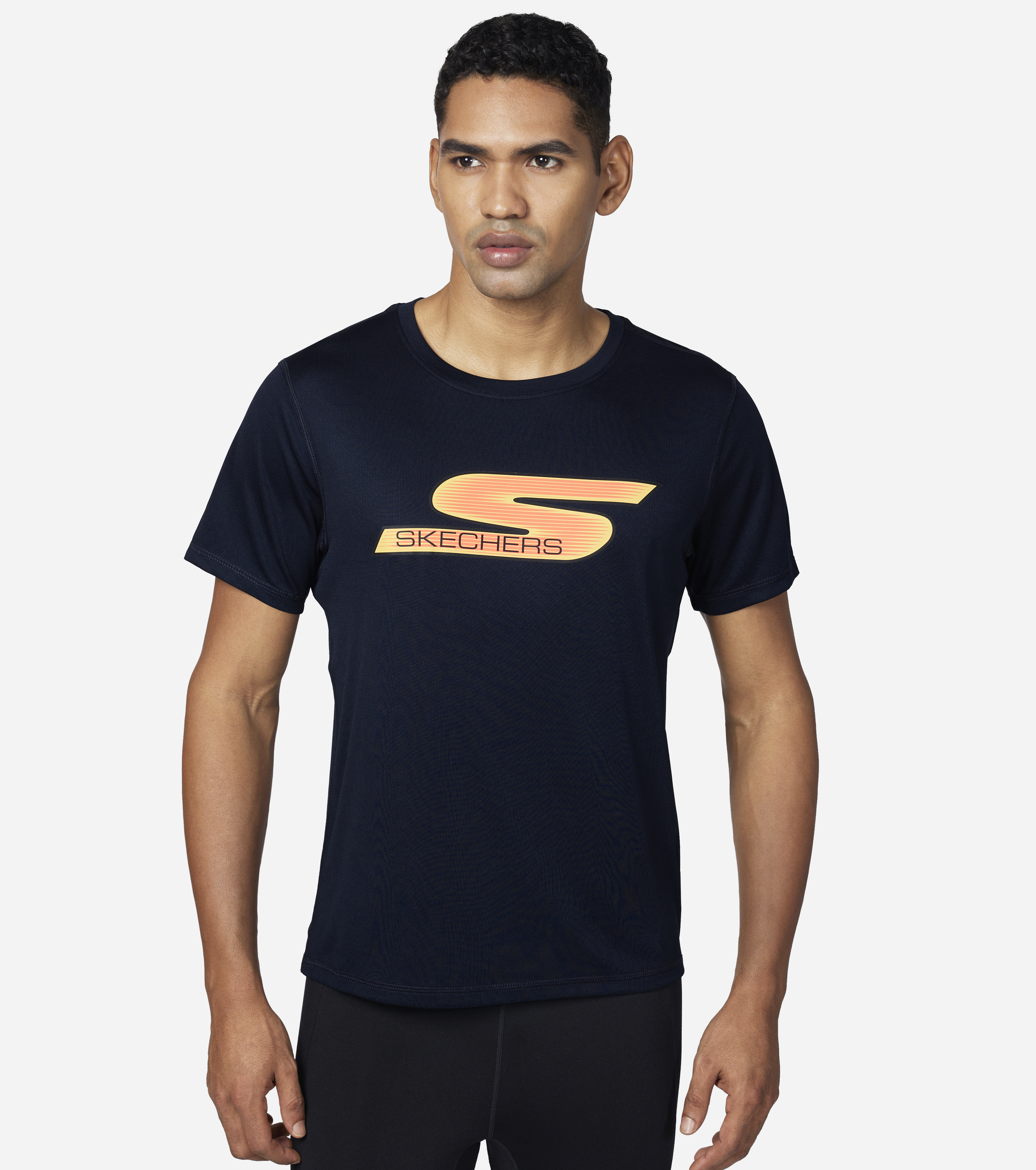 GORUN ELEVATE T-SHIRT, NNNAVY Apparel Lateral View