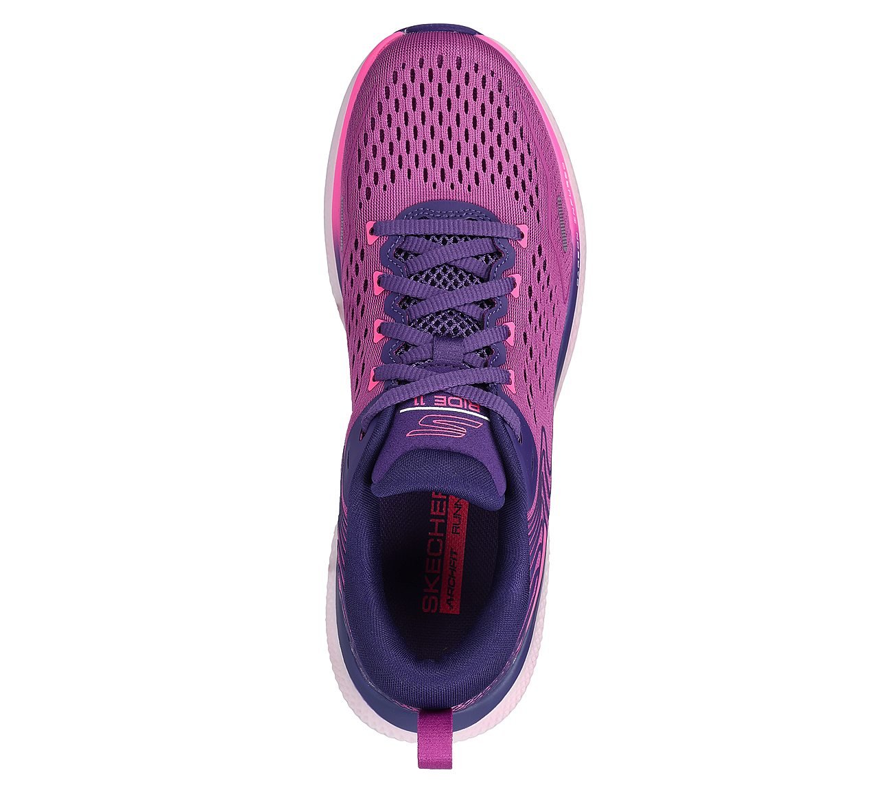 GO RUN RIDE 11, PURPLE Footwear Top View