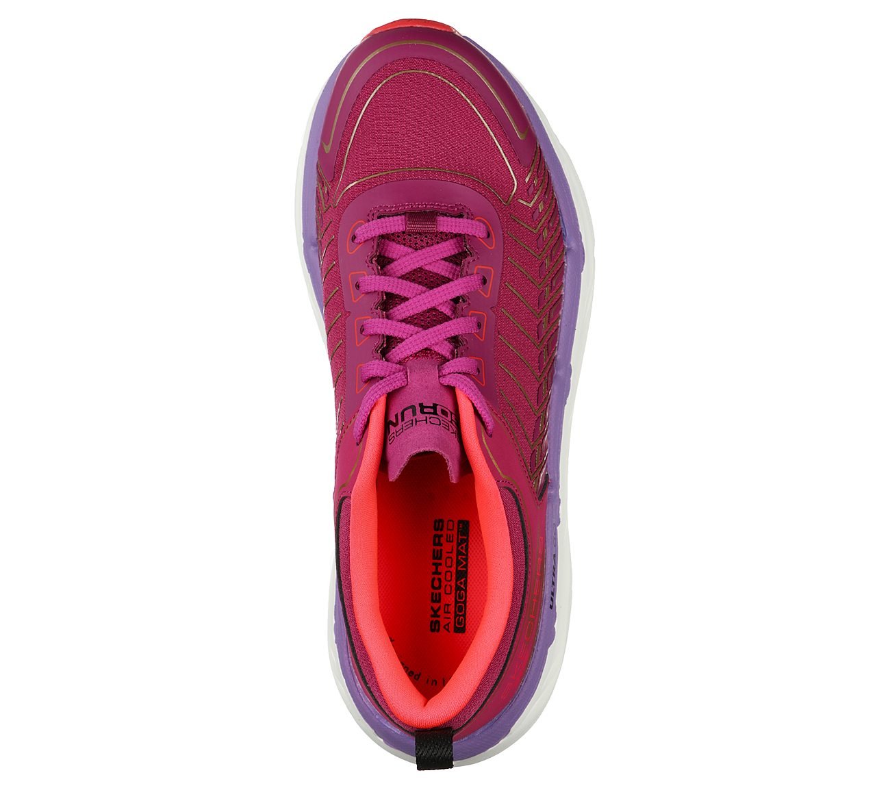 MAX CUSHIONING PREMIER-FAST A, RASPBERRY Footwear Top View