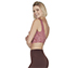 GOSCULPT LEOPARD LONGLINE BRA, MAUVE/PURPLE Apparel Bottom View