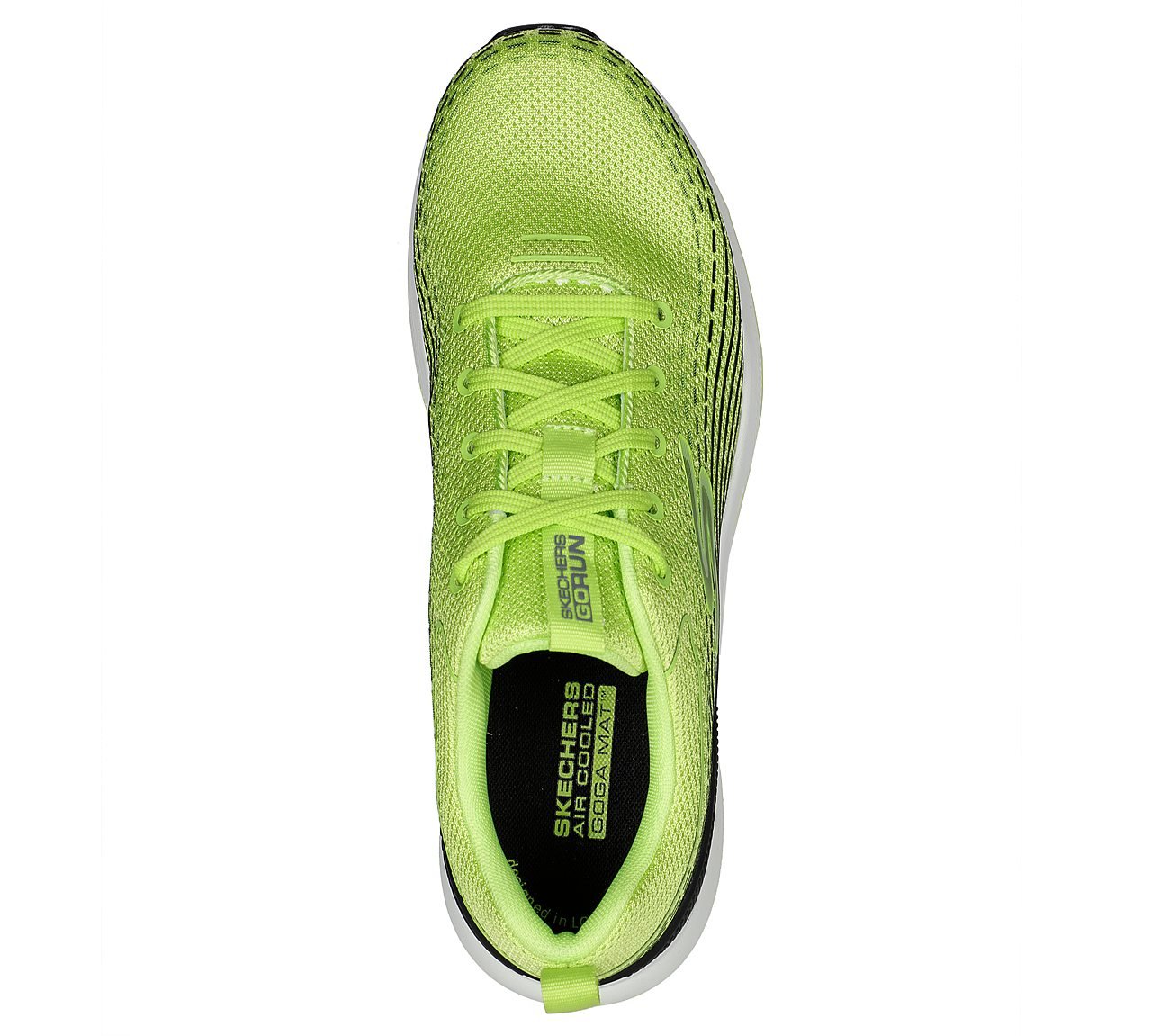 GO RUN PULSE - HAPTIC MOTION, YELLOW Footwear Top View