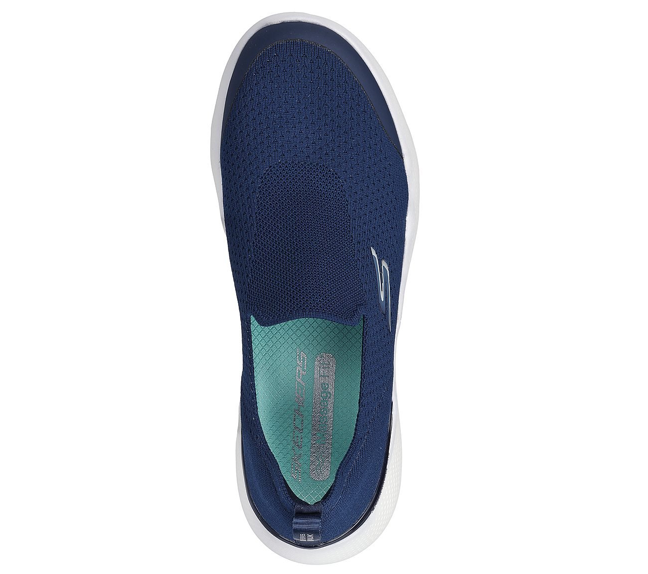 GO WALK MASSAGE FIT - TIDAL, NNNAVY Footwear Top View