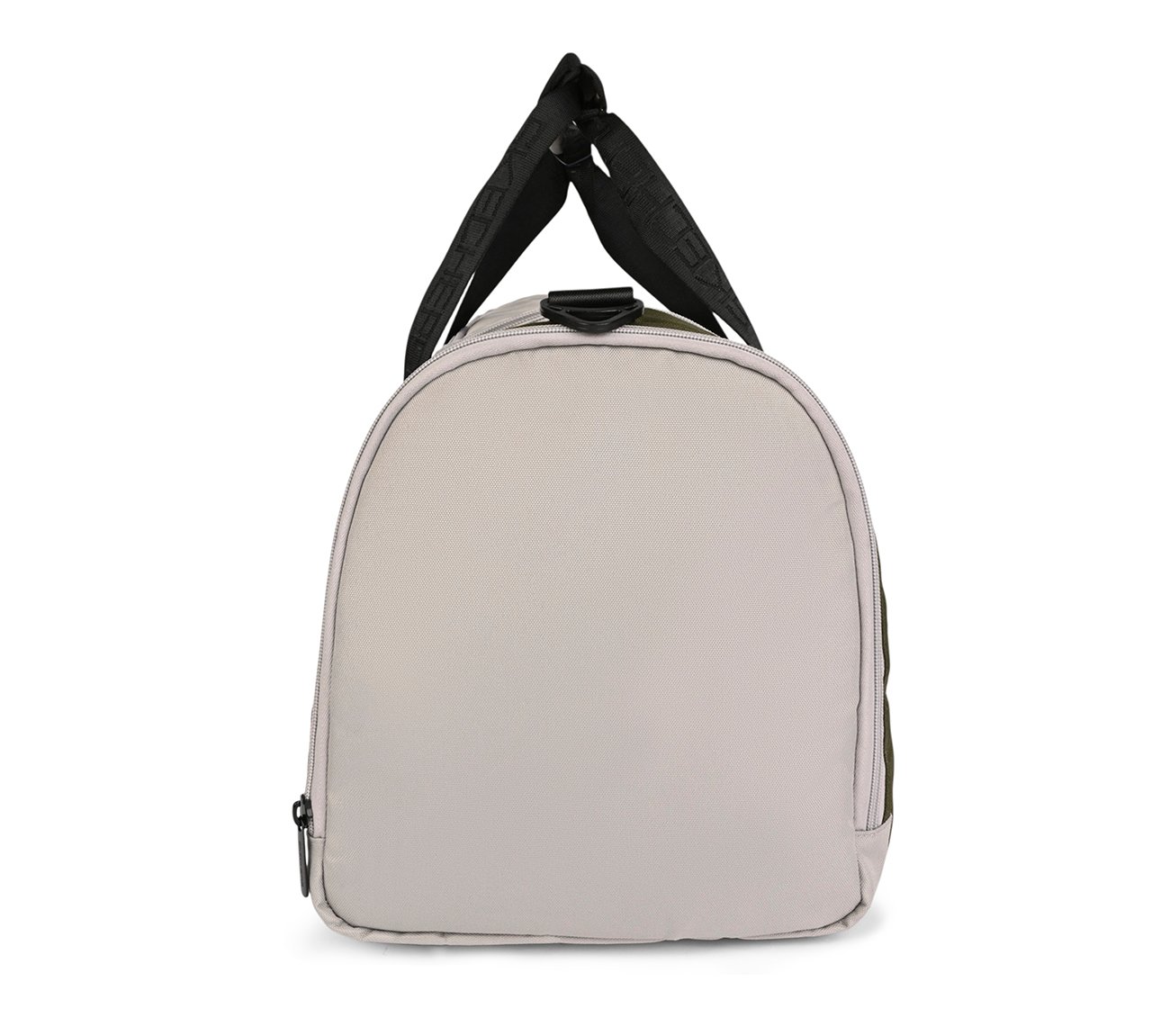 MONOCHROME DUFFLE BAG WITH MESH DETAILED, OLIVE