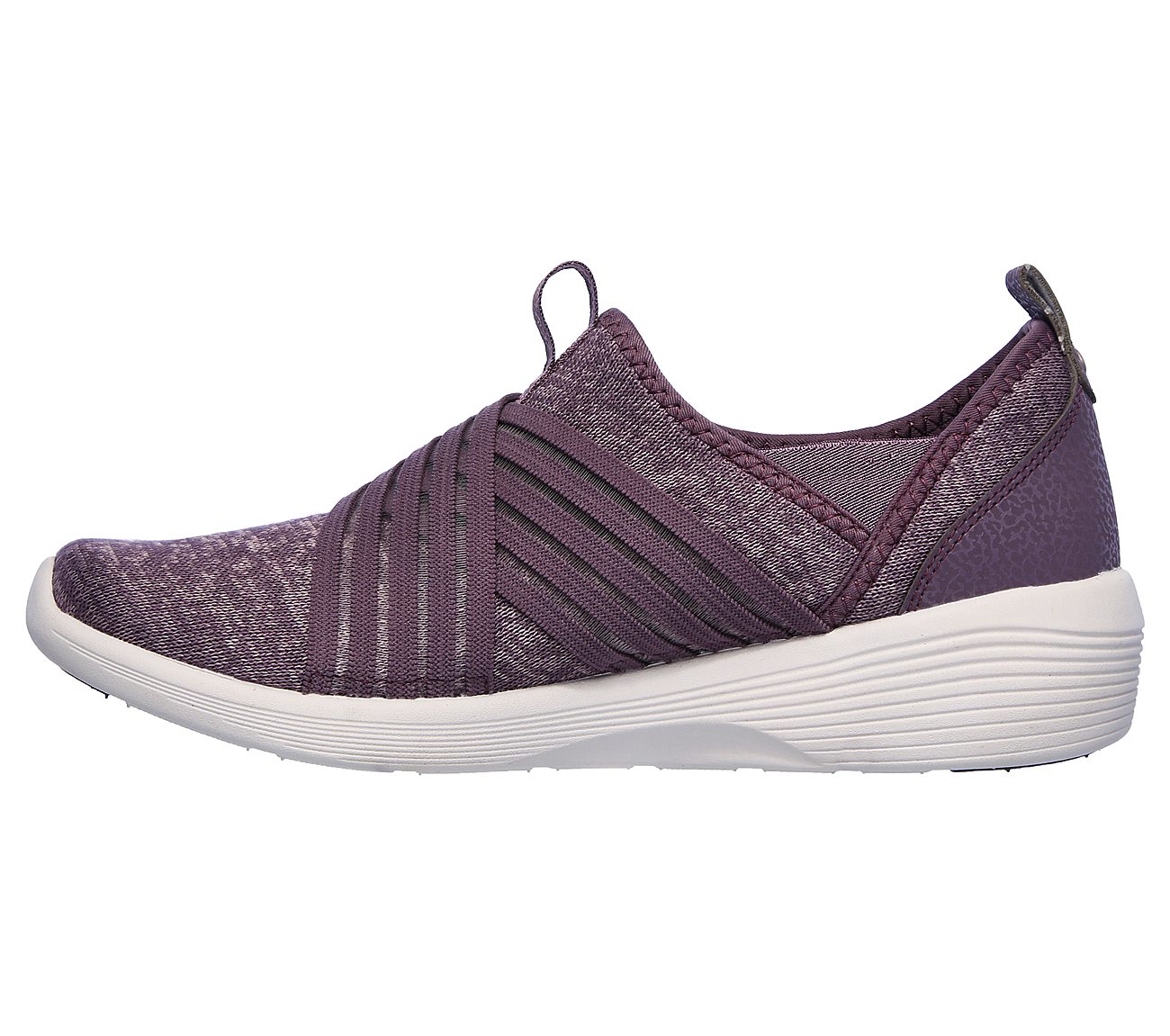 ARYA - CROSS-FIRE, PLUM Footwear Left View