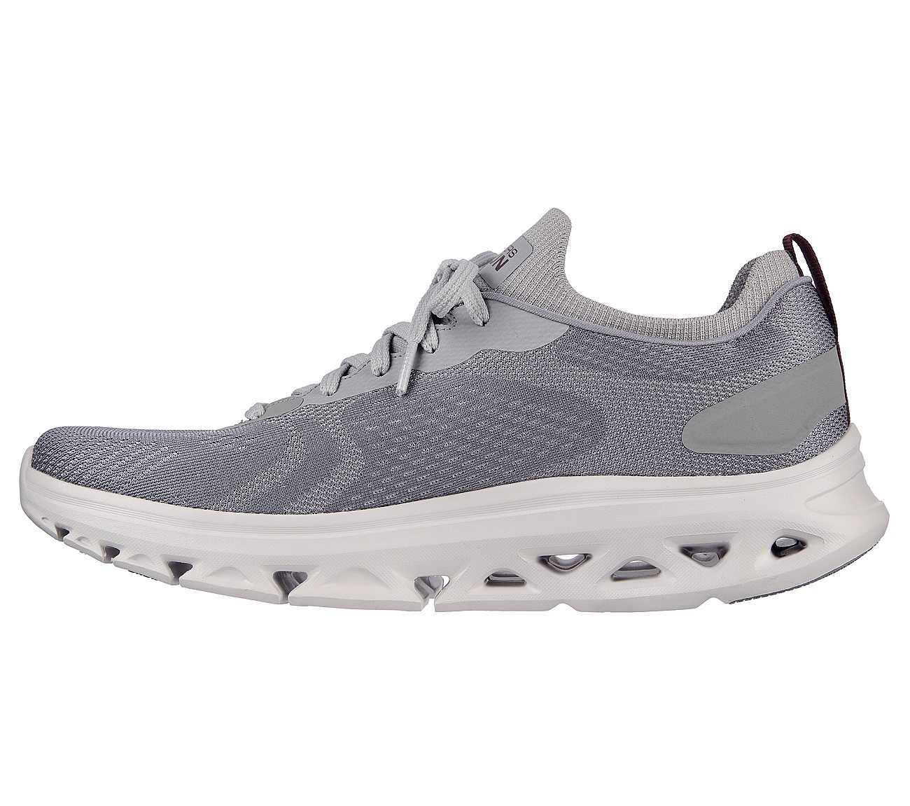 GO RUN GLIDE-STEP FLEX-RADAR, LIGHT GREY Footwear Left View