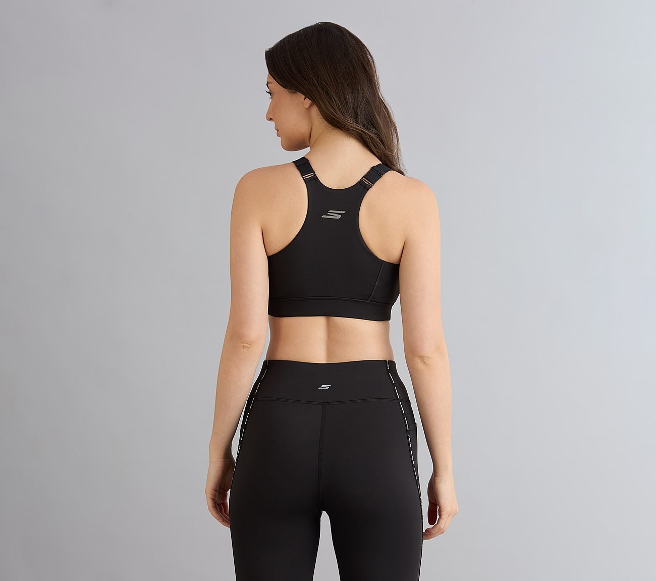 HIGH IMPACT SPORTS BRA, BLACK Apparel Left View
