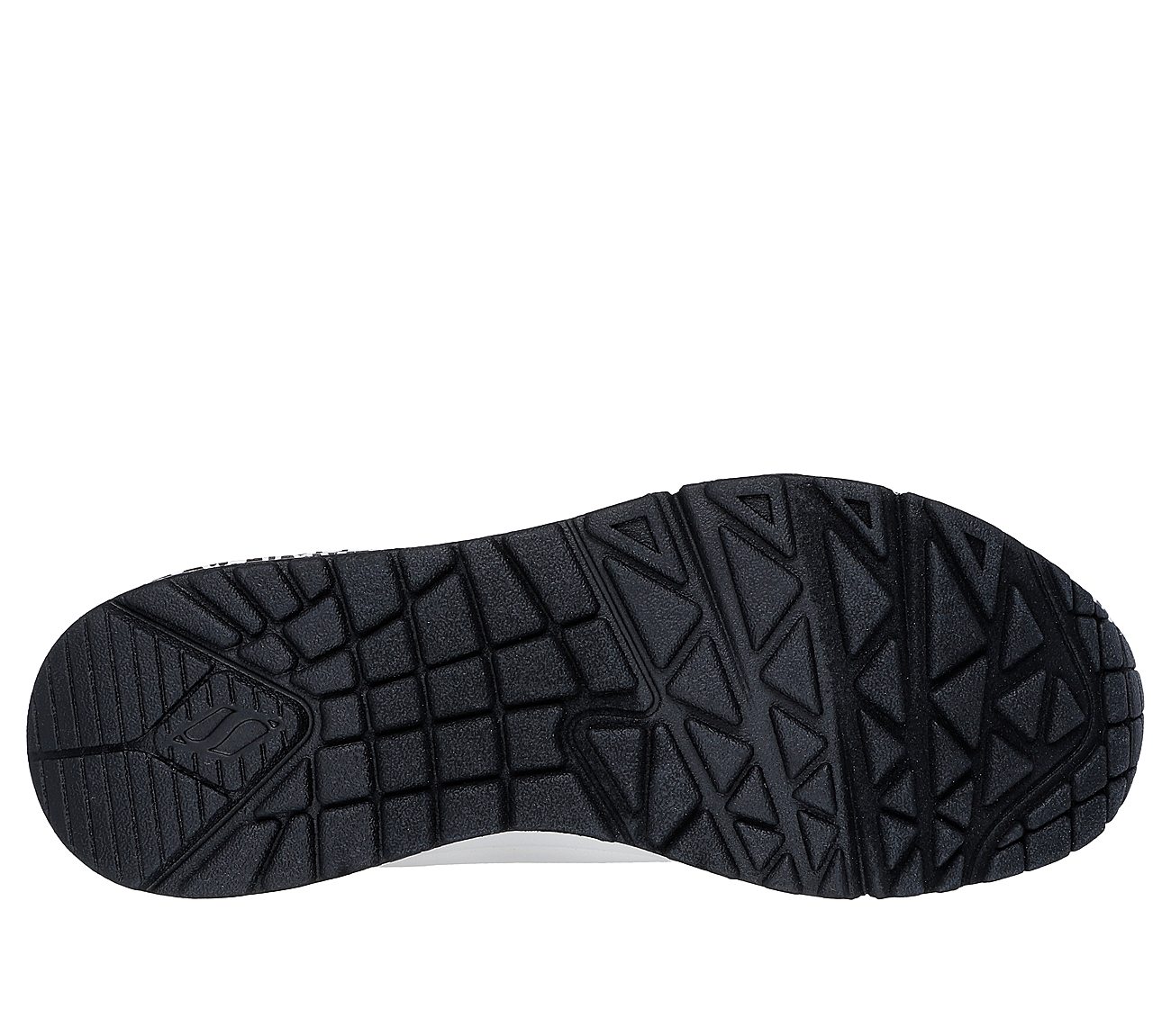 UNO - MINI DRIP, WHITE BLACK Footwear Bottom View