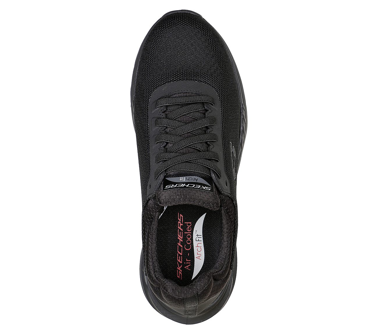 ARCH FIT ORVAN - TRAYVER, BBLACK Footwear Top View