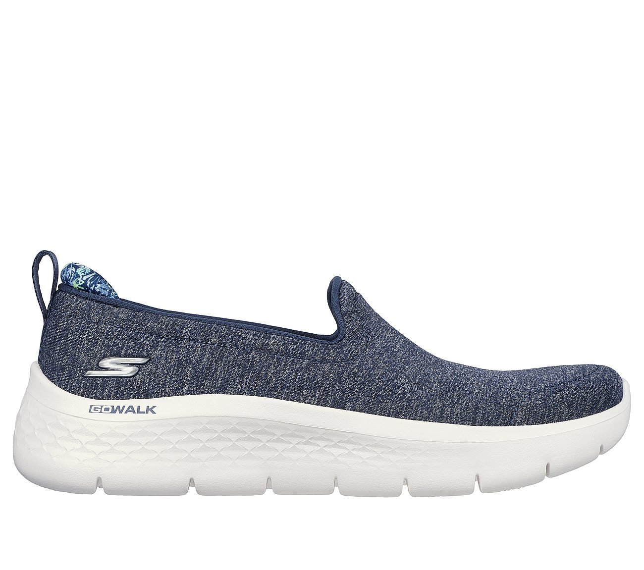 Skechers Navy Go Walk-Flex-Cleve Womens Slip On Shoes - Style ID ...