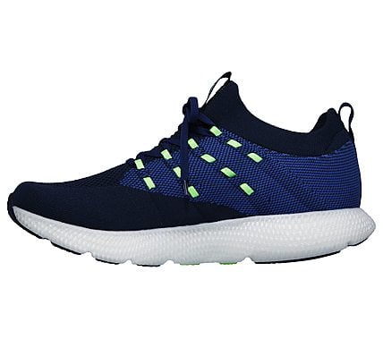 GO RUN 7 -, NAVY/LIME Footwear Left View