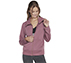 SKECHERS HOODLESS HOODIE SKEC, DARK MAUVE Apparels Bottom View