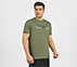 DUAL PRINT VARSITY GRAPHIC T-SHIRT, NATURAL/OLIVE Apparel Bottom View