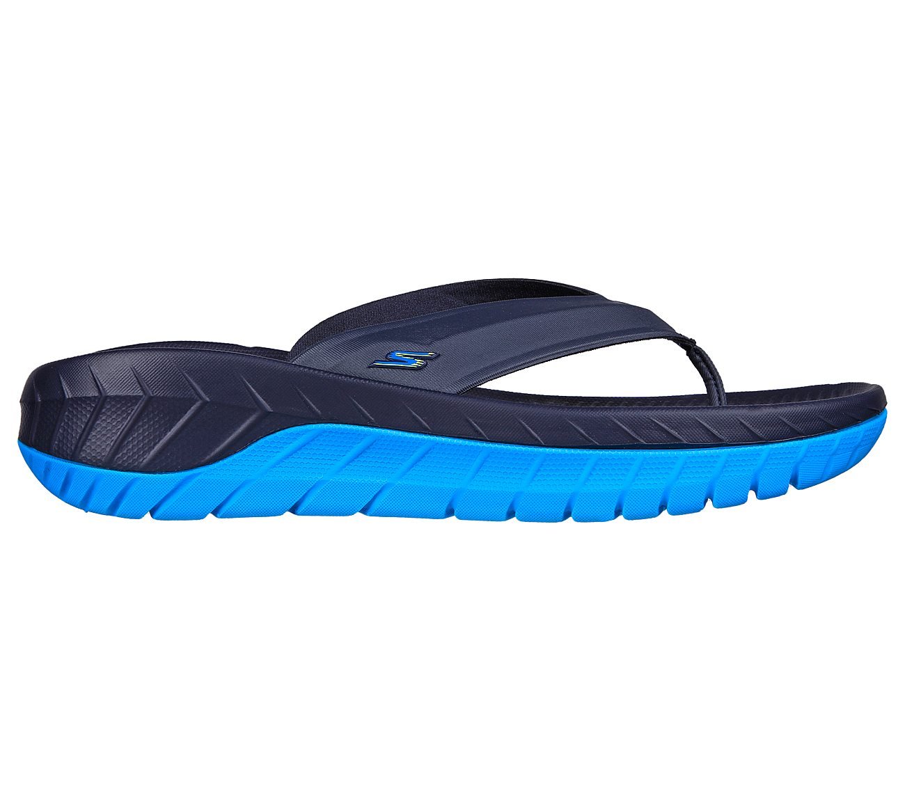 GO RECOVER SANDAL, NAVY/BLUE Footwear Lateral View