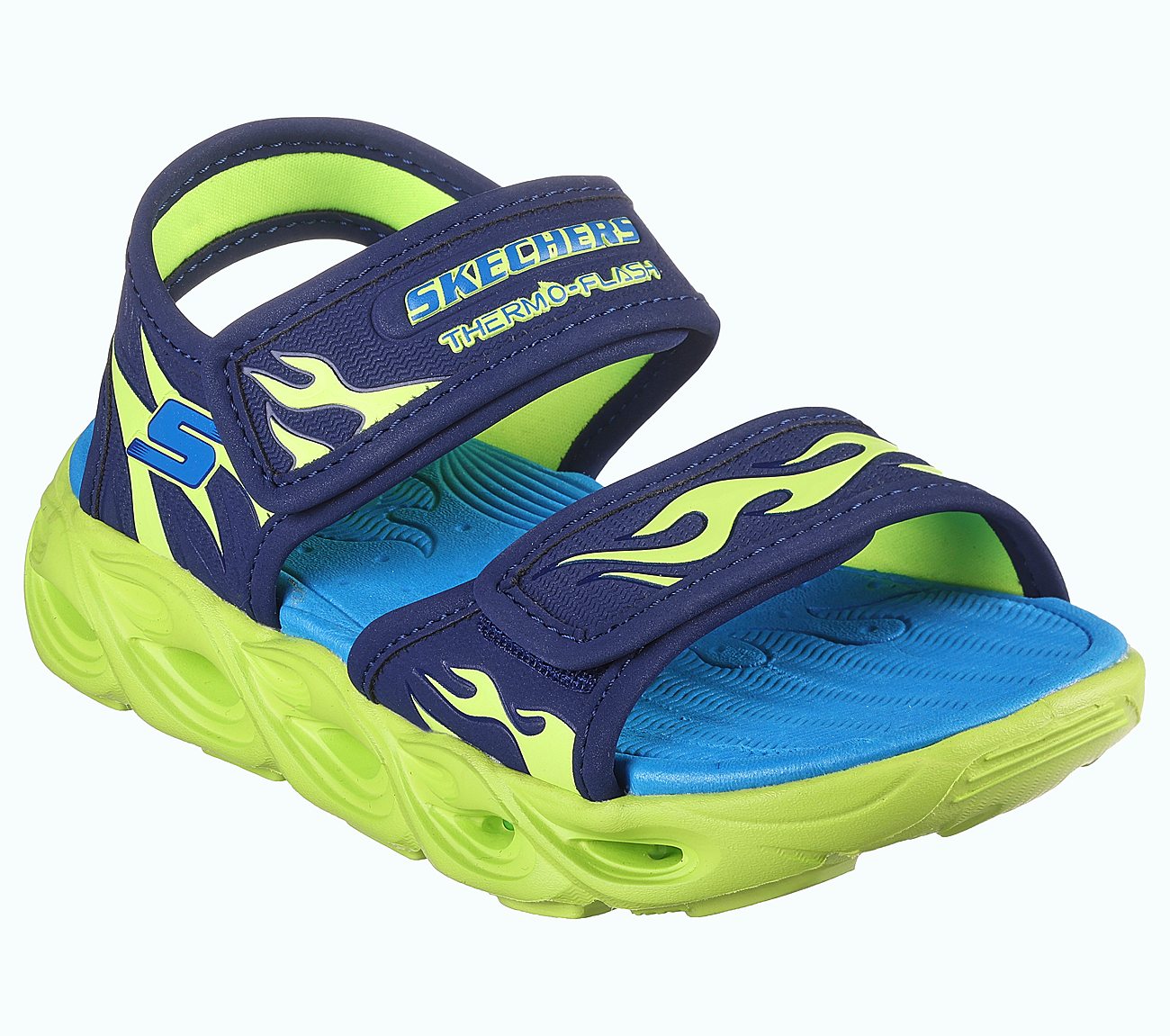 THERMO-SPLASH - HEAT TIDE, NAVY/LIME Footwear Right View