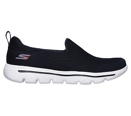 GO WALK EVOLUTION ULTRA-REACH, NAVY/WHITE Footwear Right View