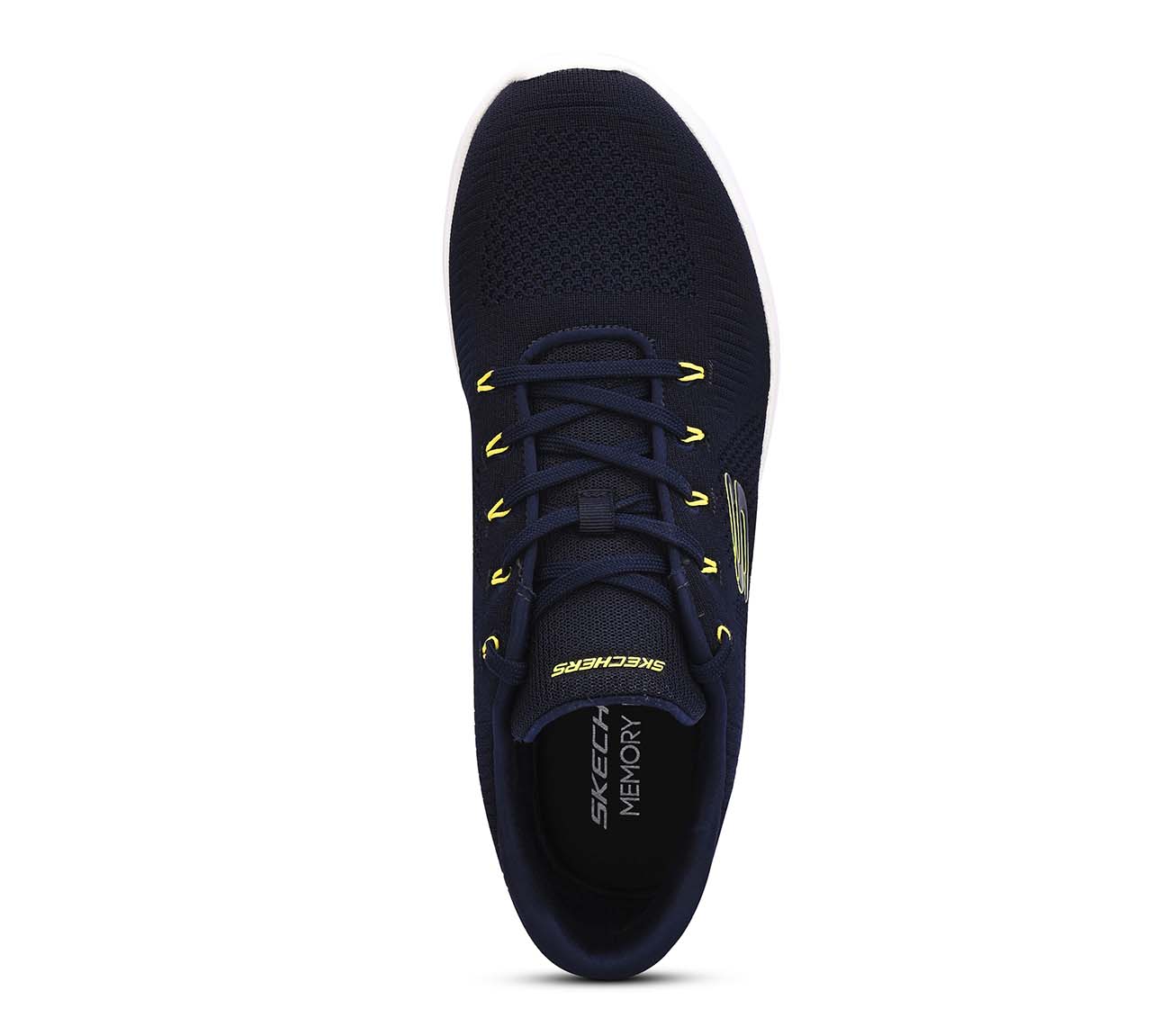 DYNAMIGHT, NAVY/LIME Footwear Top View