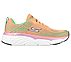 MAX CUSHIONING ELITE, ORANGE/LIME Footwear Right View