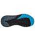 SKECHERS MONSTER EVO - DEVOLV, BLACK/GUNMETAL/BLUE Footwear Bottom View