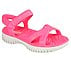 GO WALK SMART FOAMIES - ALOHA, NEON PINK Footwear Lateral View