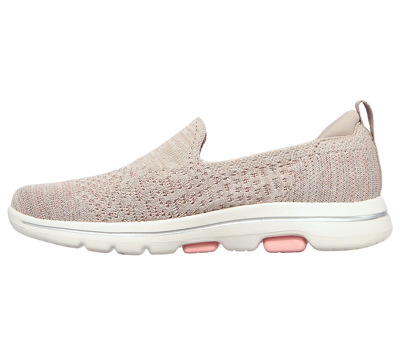 GO WALK 5 - MIRAGE, NATURAL/MULTI Footwear Left View