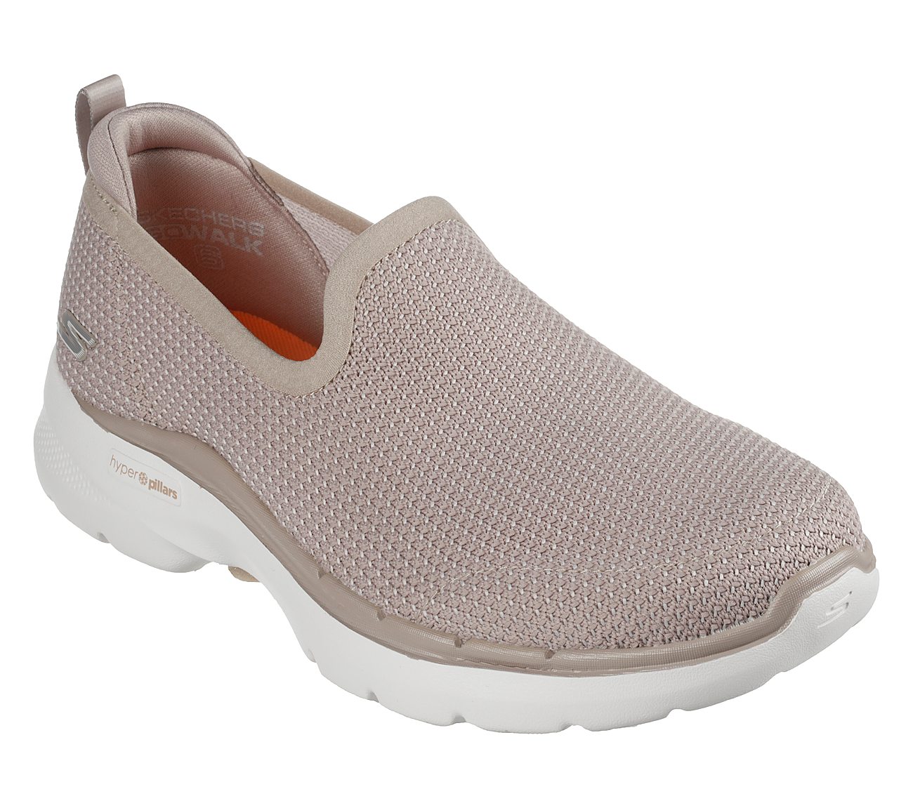 GO WALK 6 - CLEAR VIRTUE, NATURAL Footwear Lateral View