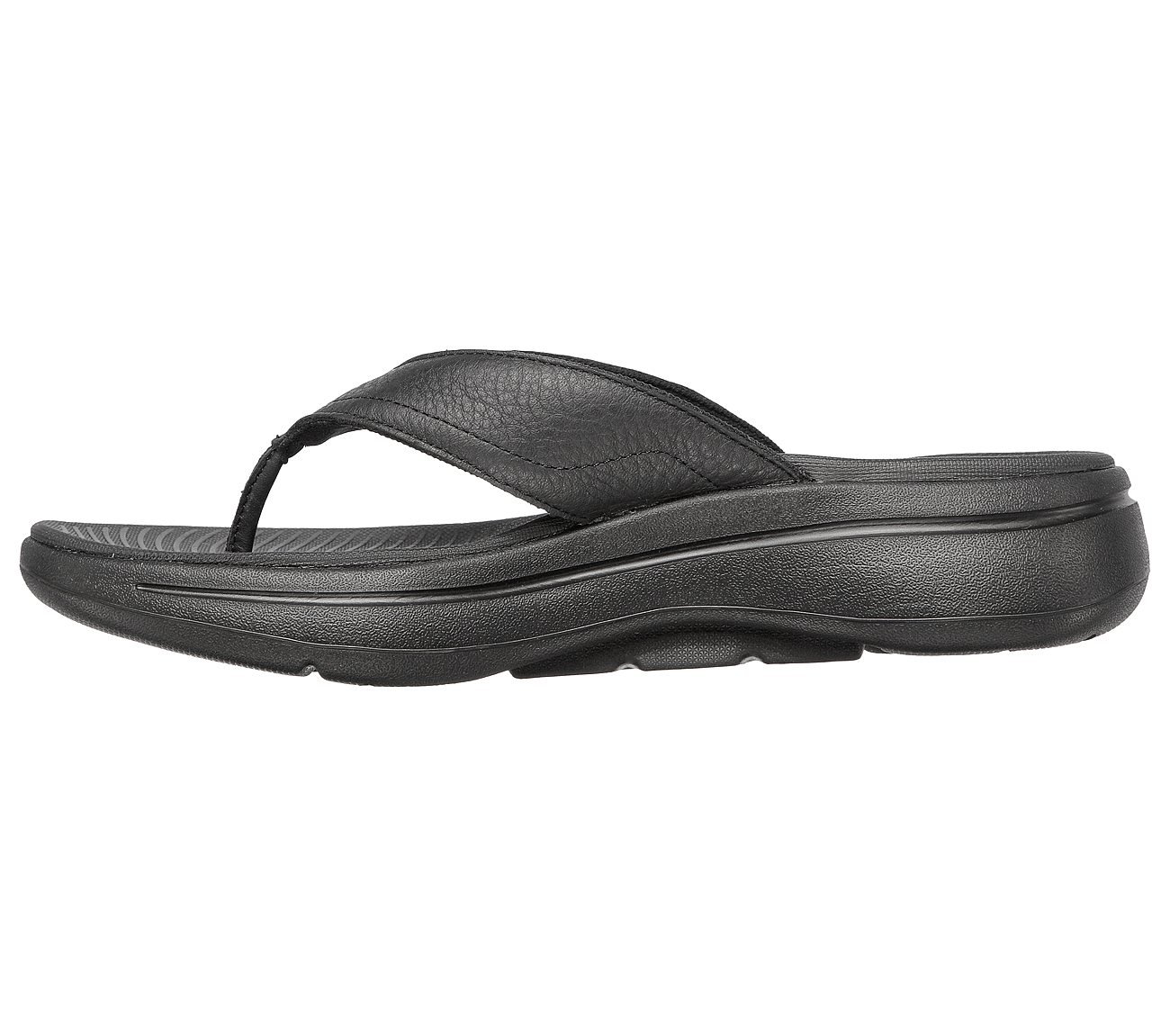 GO WALK ARCH FIT SANDAL, BBLACK Footwear Left View