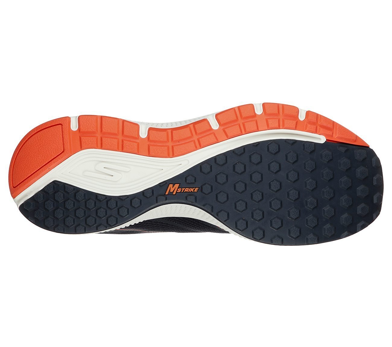 GO RUN CONSISTENT - TRACEUR, NAVY/ORANGE Footwear Bottom View