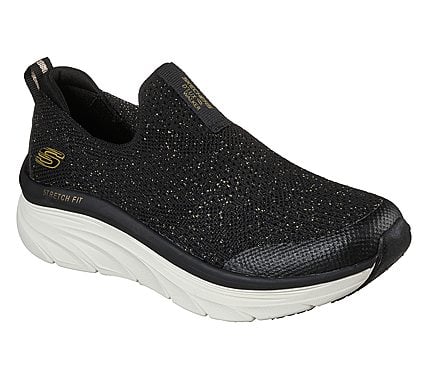 D'LUX WALKER-OUTSHINING, BLACK/GOLD Footwear Lateral View