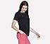 SKECHERS SHINE T-SHIRT, BBBBLACK Apparel Bottom View