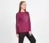 RHINESTONE BURST LS TEE, PINK/RED