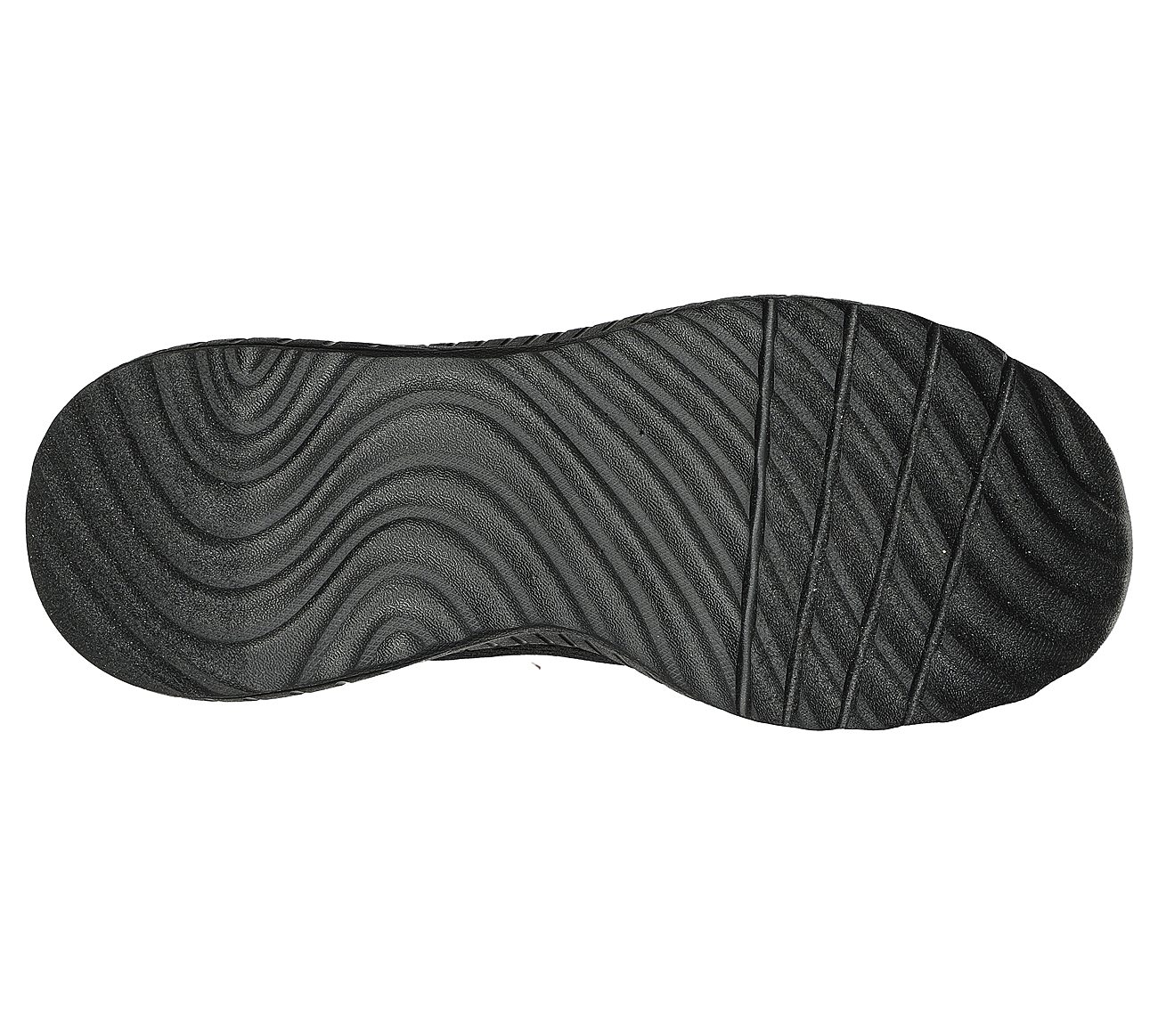 BOBS SQUAD CHAOS, BBLACK Footwear Bottom View