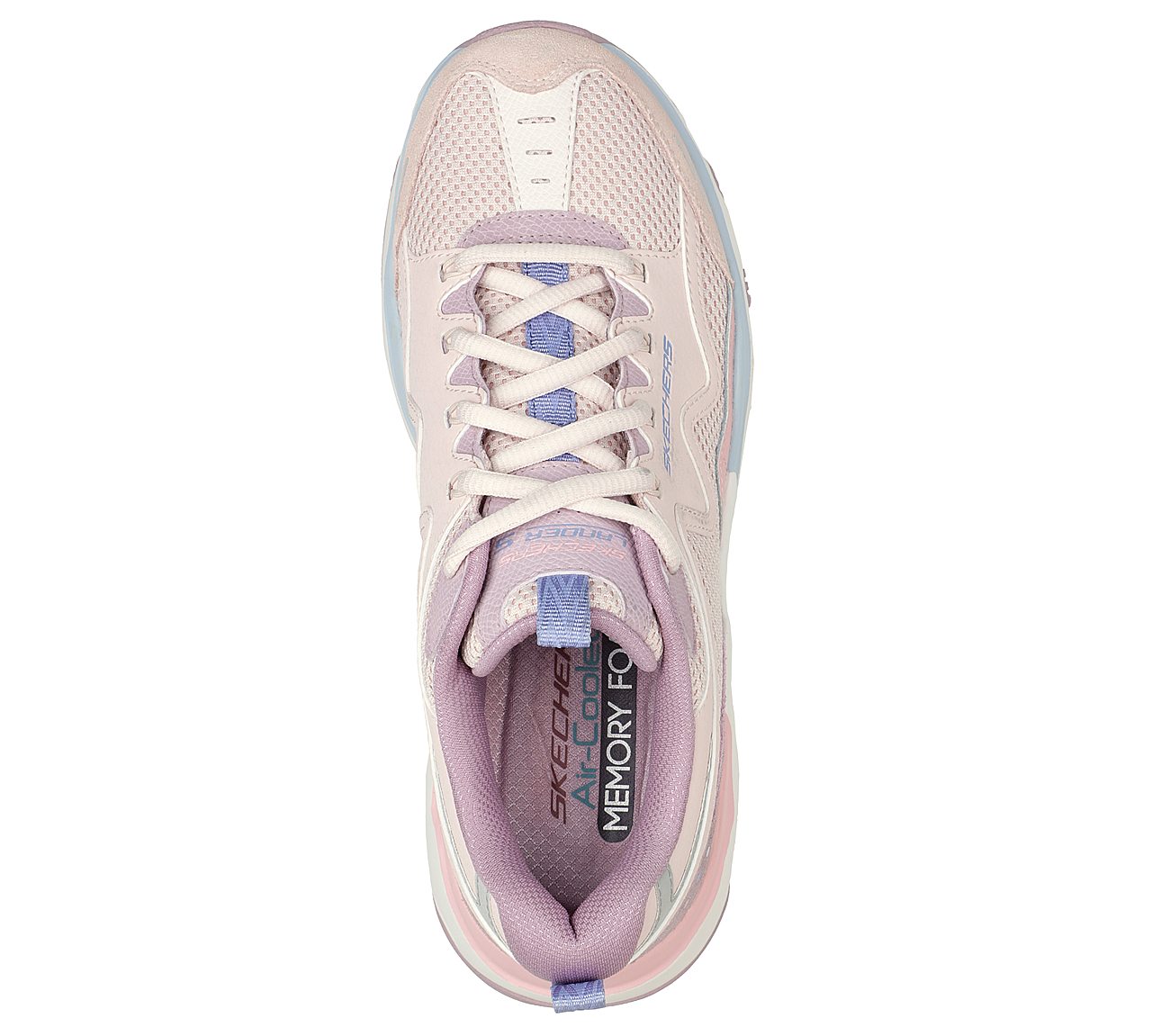 CHUNKY FASHION 1, PINK/LAVENDER Footwear Top View