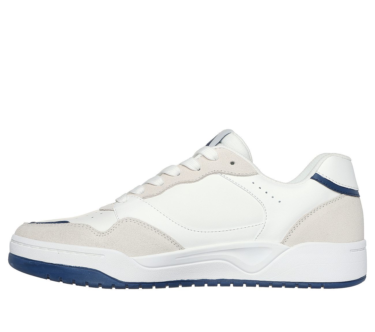 KOOPA - VOLLEY LOW LIFESTYLE, WHITE/NAVY Footwear Left View