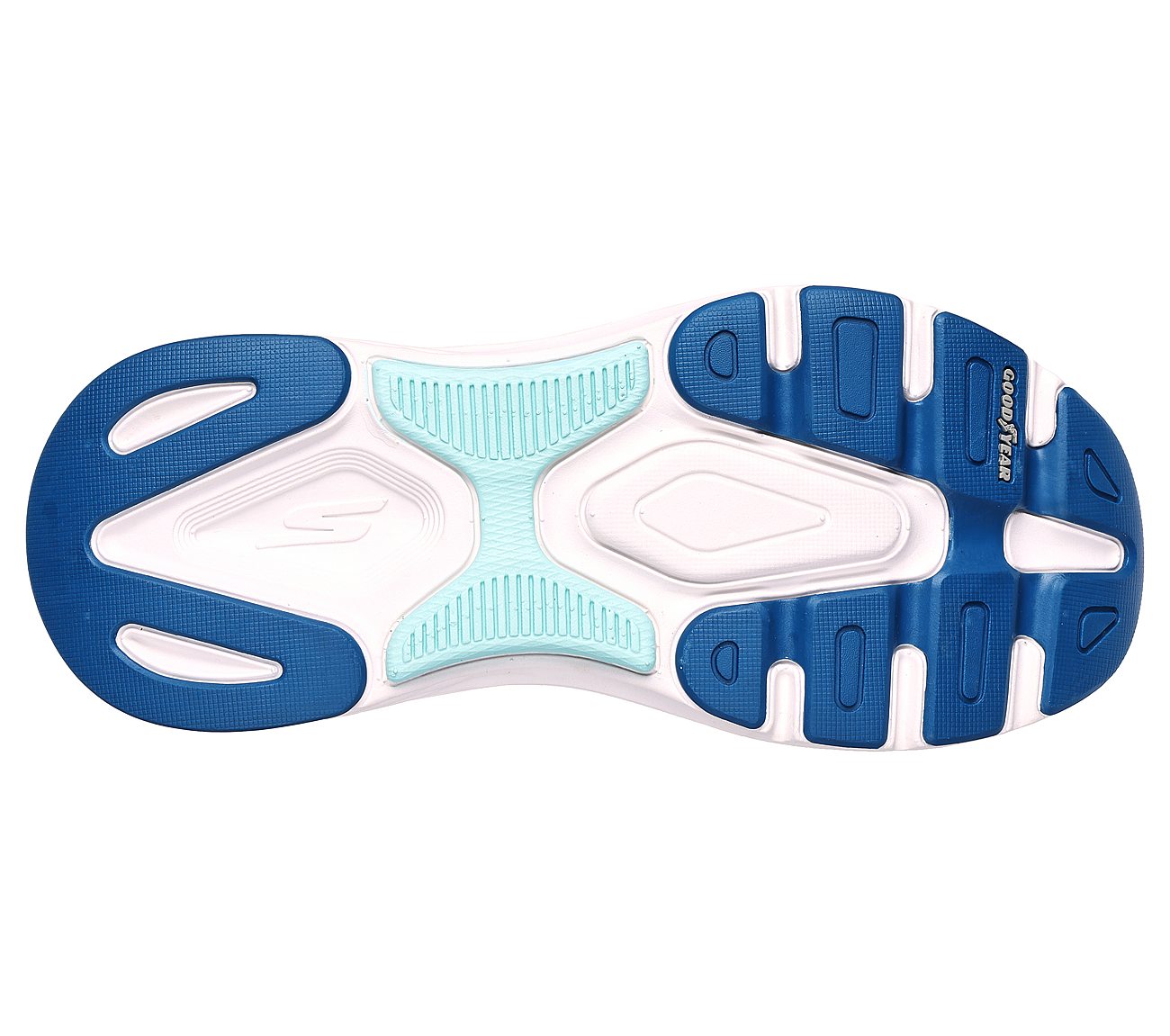 Skechers Slip-ins Max Cushioning Arch Fit - Fluidity, NAVY/BLUE Footwear Bottom View