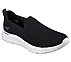 GO WALK FLEX, BLACK/WHITE Footwear Right View
