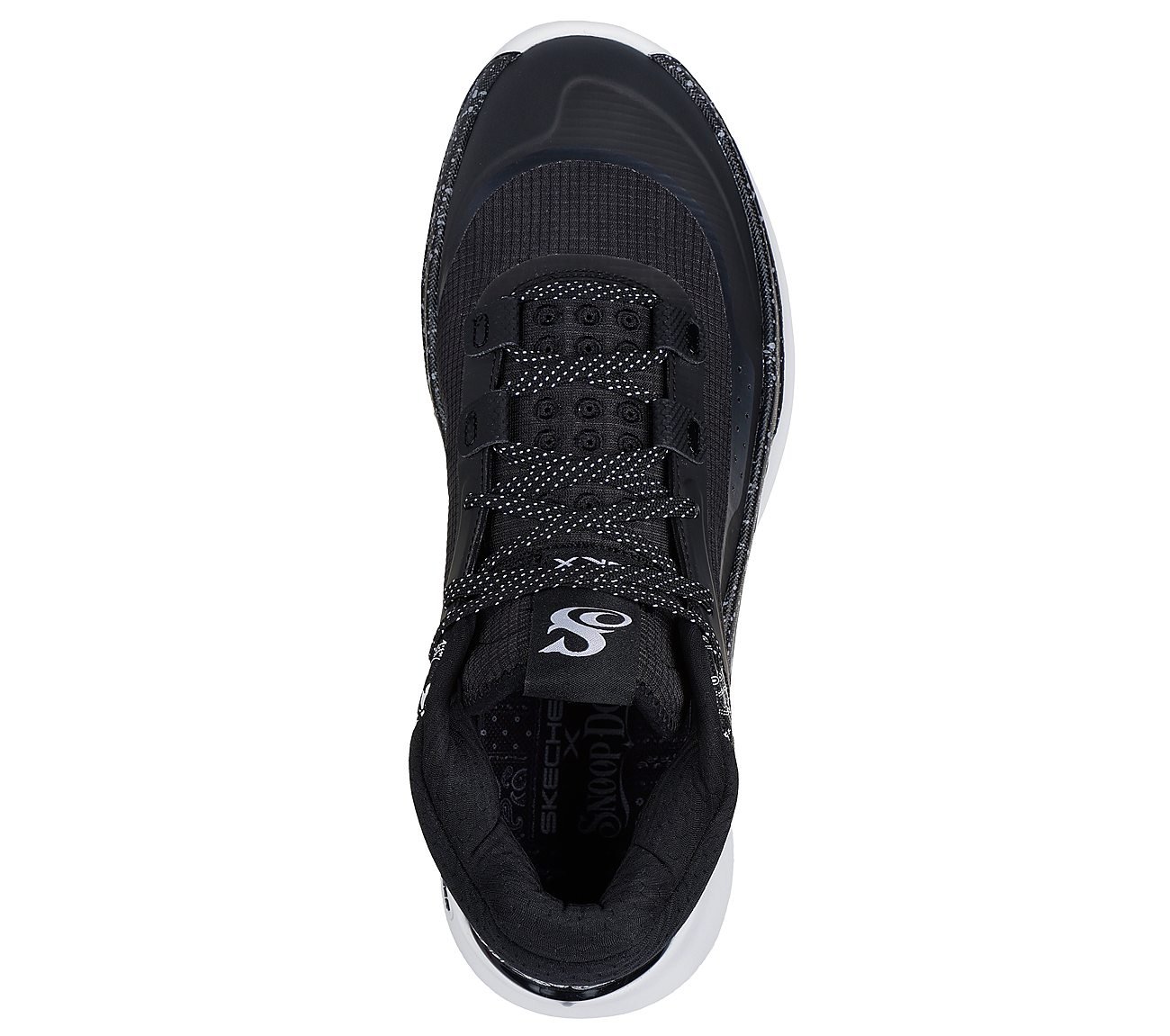 BOSS TREATMENT, BLACK/WHITE Footwear Top View
