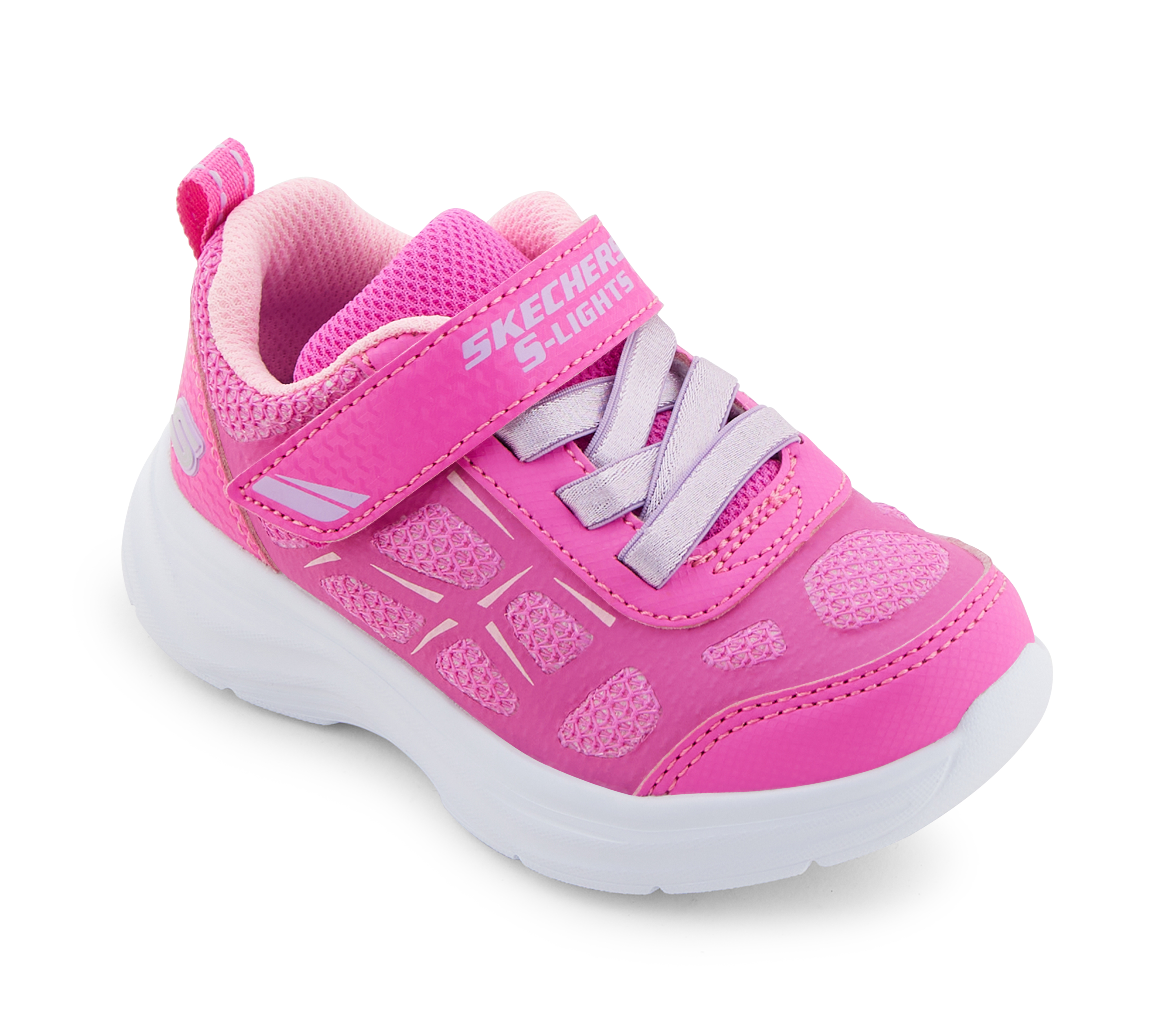 GLIMMER KICKS - FRESH GLOW, HOT PINK Footwear Lateral View