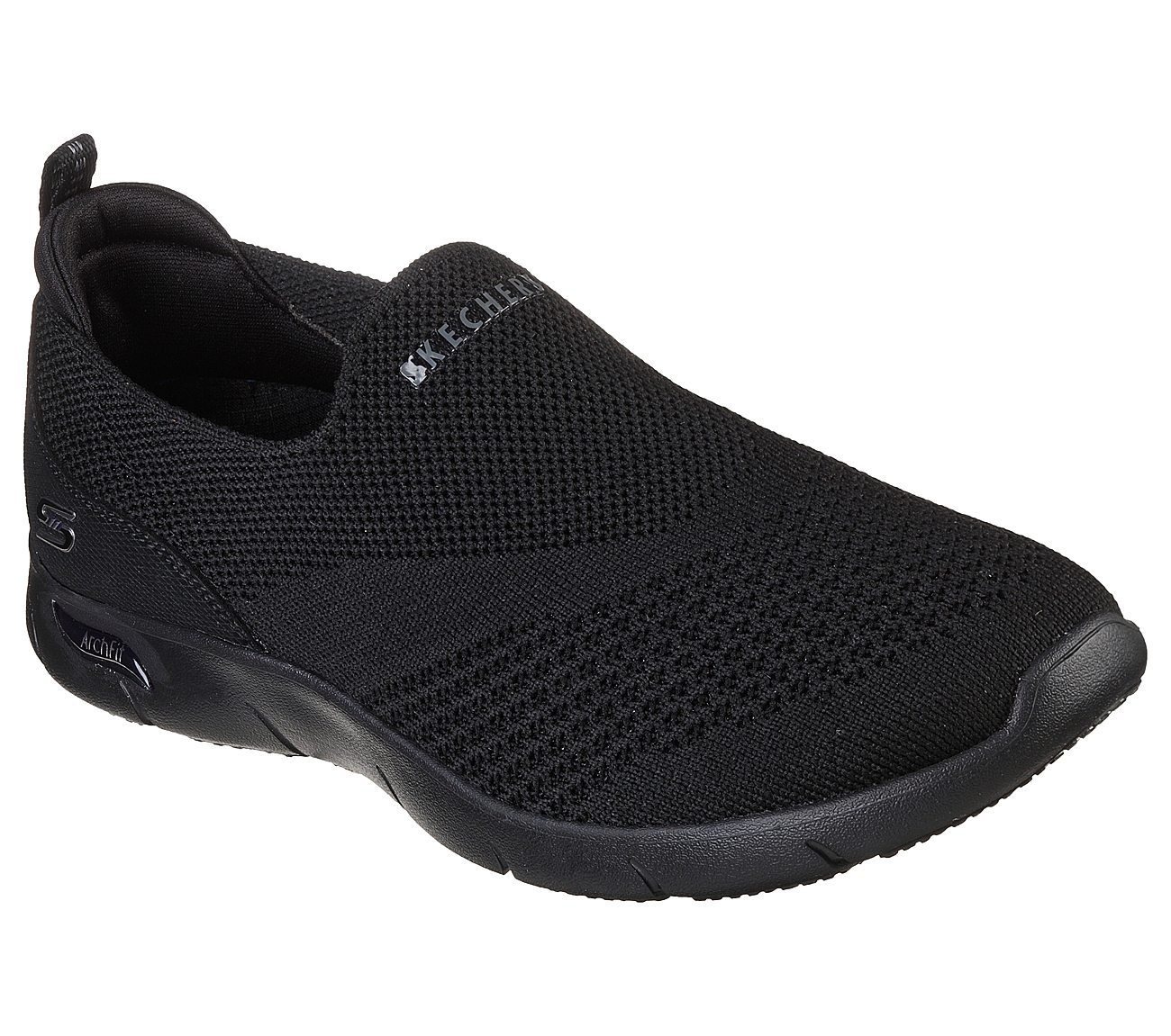 ARCH FIT REFINE - DON'T GO, BLACK Footwear Right View