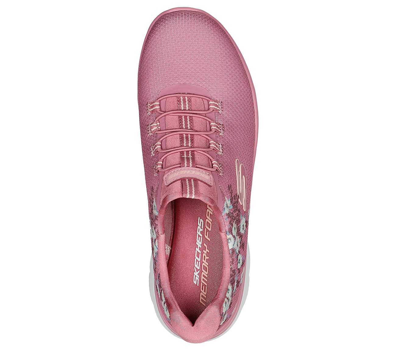 SUMMITS-PERFECT BLOSSOM, MAUVE/MULTI Footwear Top View