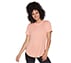 GODRI SWIFT TUNIC T-SHIRT, CORAL/LIME Apparels Lateral View