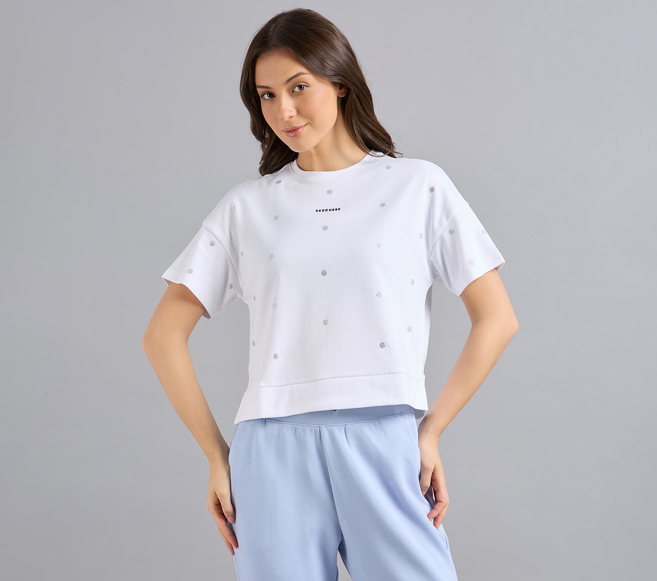 ALL OVER RHINESTONE T-SHIRT