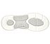 GO WALK ARCH FIT - PEACHY, WWWHITE Footwear Bottom View