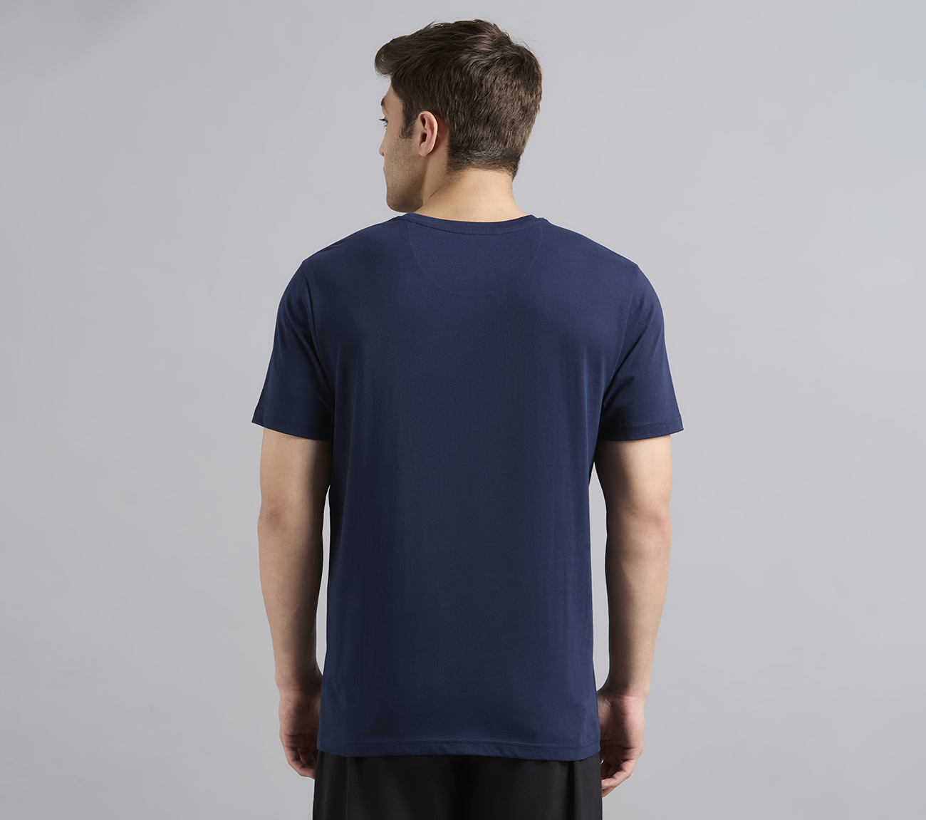 SKECHERS HAND PAINTED TEE, NAVY