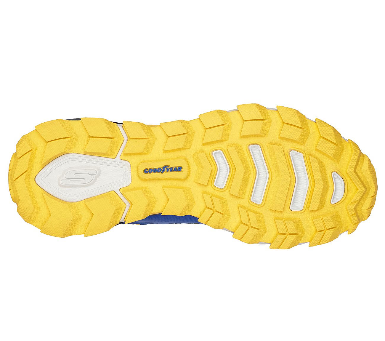 MAX PROTECT- FAST TRACK, BLUE/YELLOW Footwear Bottom View